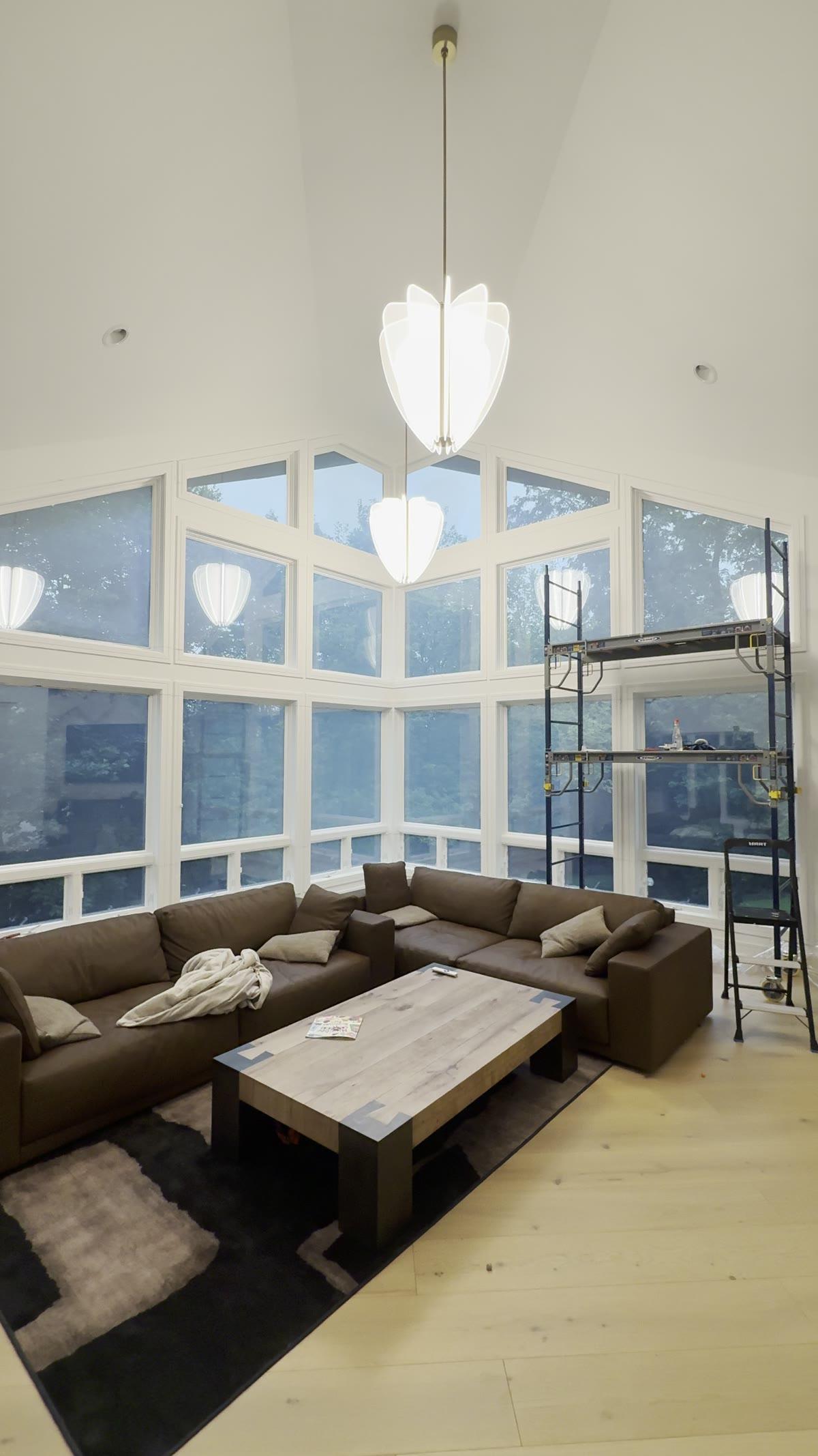 Smart Film switched on: fully transparent glass
